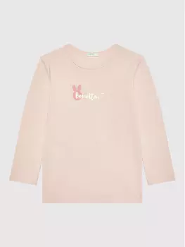 Блуза стандартного кроя United Colors Of Benetton, розовый