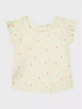 Блуза стандартного кроя United Colors Of Benetton, экрю