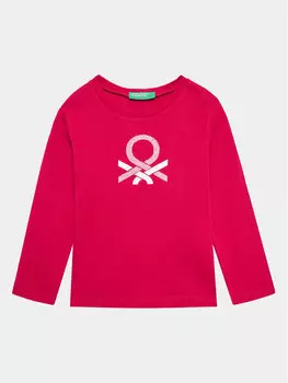 Блуза стандартного кроя United Colors Of Benetton, розовый