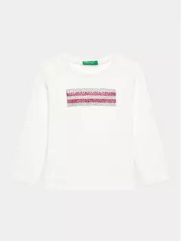 Блуза стандартного кроя United Colors Of Benetton, белый