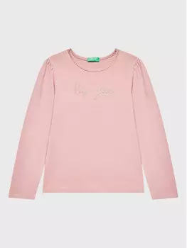 Блуза стандартного кроя United Colors Of Benetton, розовый