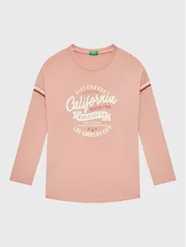 Блуза стандартного кроя United Colors Of Benetton, розовый