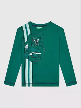 Блуза стандартного кроя United Colors Of Benetton, зеленый