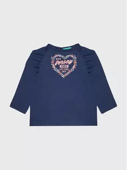 Блуза стандартного кроя United Colors Of Benetton, синий