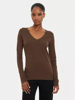 Блуза стандартного кроя United Colors Of Benetton, коричневый