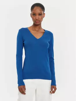 Блуза стандартного кроя United Colors Of Benetton, синий