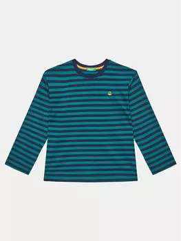 Блуза стандартного кроя United Colors Of Benetton, синий