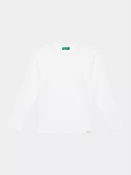Блуза стандартного кроя United Colors Of Benetton, белый