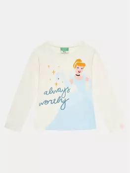 Блуза стандартного кроя United Colors Of Benetton, экрю