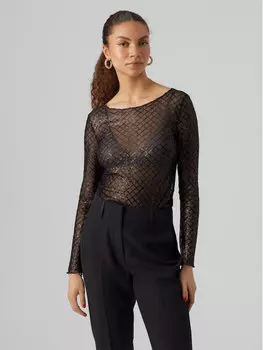 Блуза стандартного кроя Vero Moda, черный
