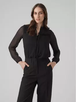Блуза стандартного кроя Vero Moda, черный