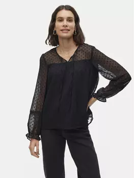Блуза стандартного кроя Vero Moda, черный