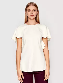 Блуза стандартного кроя Victoria Victoria Beckham, желтый