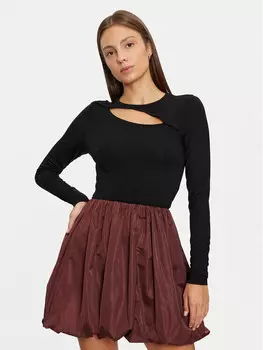 Блуза стандартного кроя Vila, черный