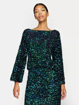 Блуза стандартного кроя Vila, черный