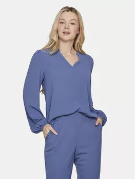 Блуза стандартного кроя Vila, синий