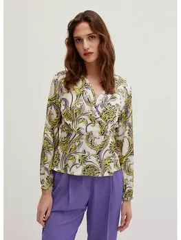 Блуза STEFANEL, цвет wei/gelb/lila