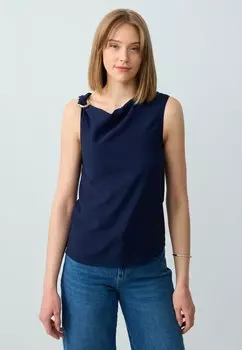 Блуза STRAIGHT CUT BOAT NECK SLEEVELESS - Top Jimmy Key, темно-синий