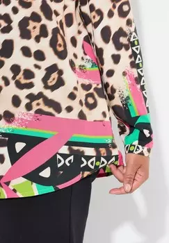 Блуза STRAIGHT FIT LEO MIT DETAILS LANGARM Angel of Style, светло-розовый