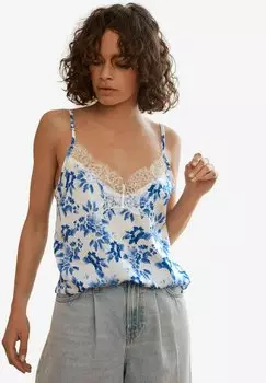 Блуза STRAPPY CAMI REGULAR FIT - Top Next, синий