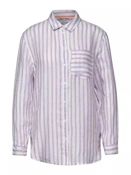 Блуза STREET ONE Blouse, цвет Lavender/White