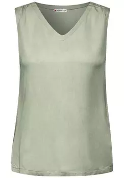 Блуза STREET ONE Blouse, пастельный зеленый