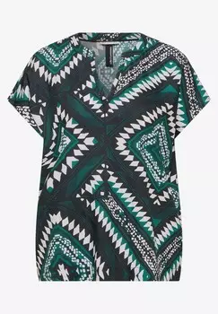Блуза STREET ONE Blouse, зеленый