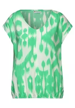 Блуза STREET ONE Blouse, зеленый