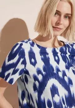 Блуза Street One, цвет Mottled Dark Blue