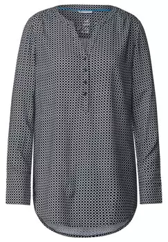 Блуза Street One, дымчатый синий