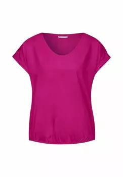 Блуза Street One, крапчатый светло-розовый