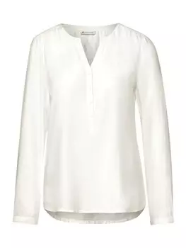 Блуза Street One Langarmbluse, белый