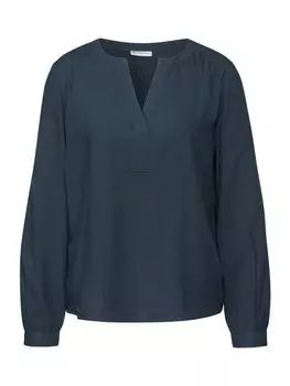 Блуза Street One Langarmbluse, цвет cool vintage green