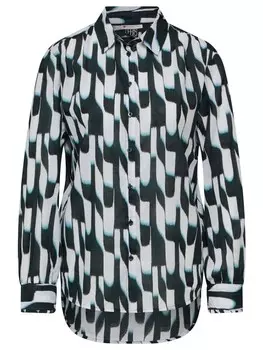 Блуза Street One Langarmbluse, цвет hunter green