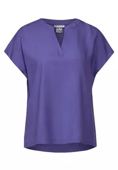 Блуза Street One, пятнистый фиолетовый