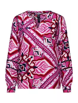 Блуза Street One Print Tunika Bluse, розовый