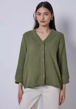Блуза Street One Studio, зеленый