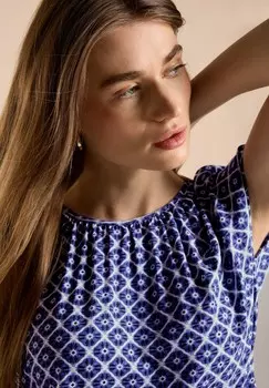 Блуза Street One, темно-синий