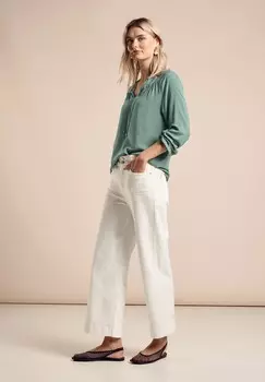 Блуза Street One, зеленый металлик