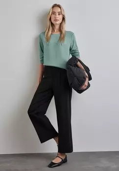 Блуза Street One, зеленый металлик