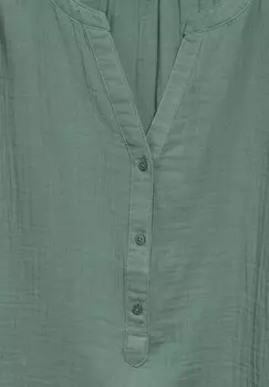 Блуза Street One, зеленый металлик