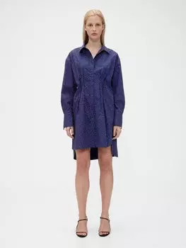 Блуза STUDIO SHIRT GAP, темно-синий