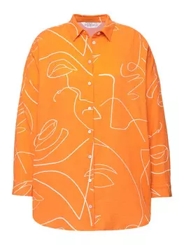 Блуза Studio Untold, цвет kaki-orange