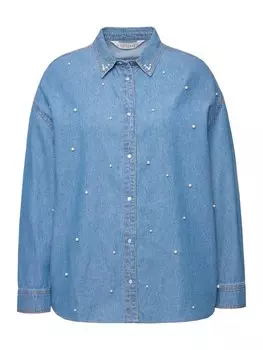 Блуза Studio Untold, цвет mid blue denim