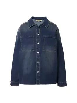 Блуза Studio Untold Hemdbluse, цвет dark blue denim