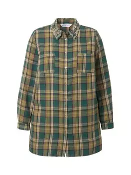 Блуза Studio Untold Hemdbluse, цвет dunkles olive