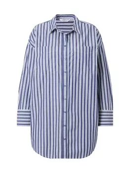 Блуза Studio Untold Hemdbluse, темно-синий