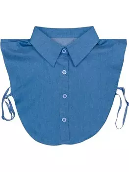 Блуза styleBREAKER nkragen Jeans, синий