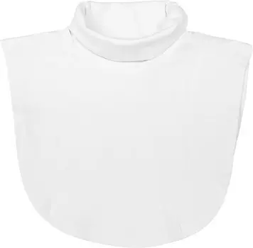Блуза styleBREAKER Rollkragen Einsatz, белый