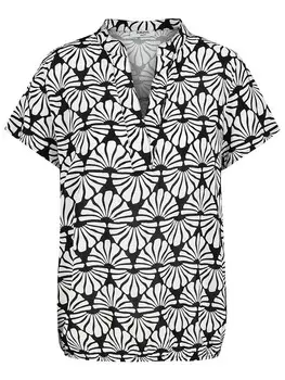 Блуза Sublevel, черный/белый